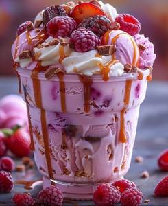 Berry Sundae (3 Jumbo Scoops)