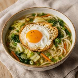 Fried Egg Thukpa