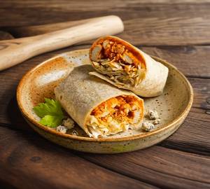 Peri peri chicken wrap