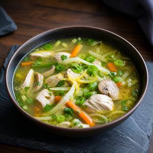 Chicken Lemon Corriander Soup