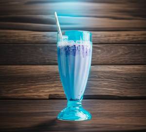 Blueberry milkshake