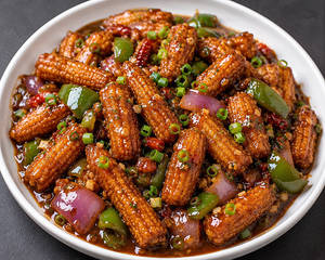 Baby Corn Manchurian