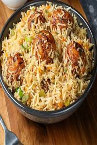 Veg Manchurian Fried Rice