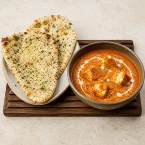 Paneer Butter Masala + 2 Butter Garlic Naan