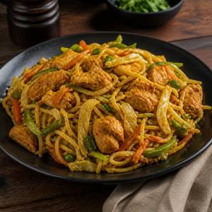 Chicken Singapuri Noodles