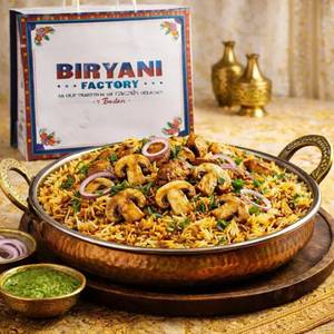 Mushroom Masala Biryani