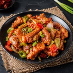 Chicken Crispy In Hot Garlic Sauce Dry