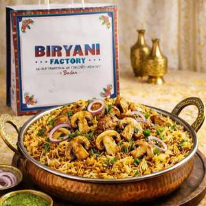 Lucknawi Mushroom Biryani
