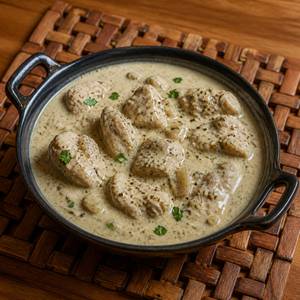 Creamy Chicken In White Gravy