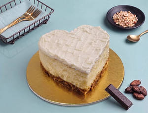 Newyork Style Baked Heart Shape Bento Cheese Cake (~250gm)