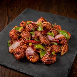 Chilli Mushroom Dry