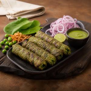 Haryali Seekh Kebab