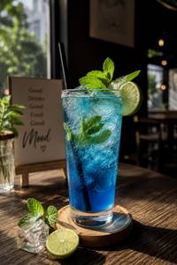 Blue Virgin Mojito