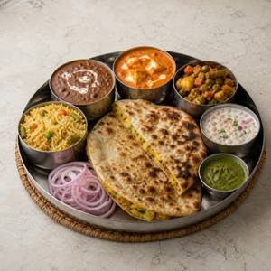 Aloo Naan Thali