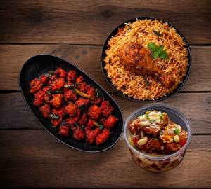 Single Chicken Biryani + Mini Chicken 65 & Shahi Tukda