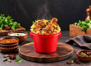 Mini Bucket Chicken Biryani (2 Person )