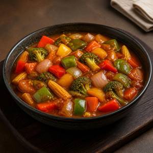 Mix Veg In Sweet And Sour Sauce