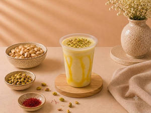 Kesar Pista Ice Cream Milk Shake - (300 Ml)