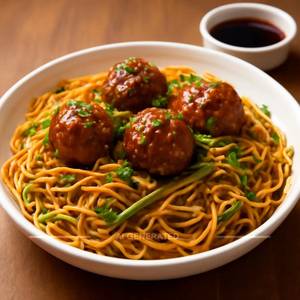 Veg Manchurian Noodles