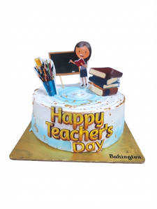 Teacher's Day Black Forest Cake Small