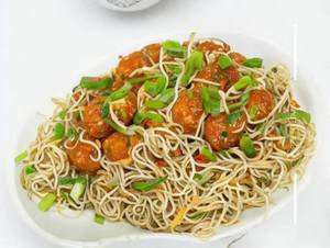 Egg Manchurian Noodles