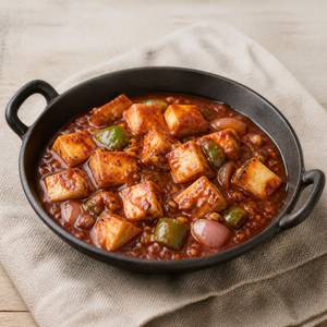 Paneer In Hot Garlic Sauce-gravy
