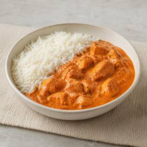Butter Chicken With Rice Bowl
