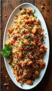 Veg Red Devil Chilli Garlic Rice