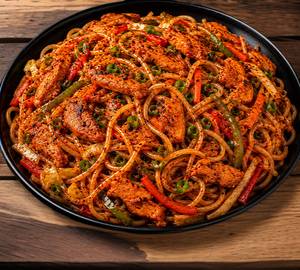 Schezwan Chicken Noodles