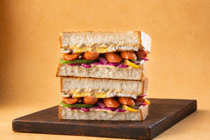 Spiced Sausage Egg Sando