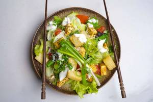 Paneer Caesar Salad