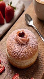 Strawberry  Cheesecake Donut