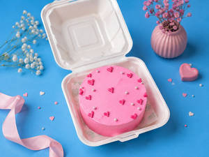 Chocolate Strawberry Bento Cake