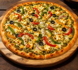 Pesto Paneer Pizza