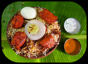 Rajahmundry Chicken 65 Dum Biryani