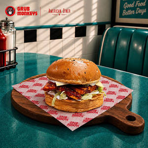 Flaming Cottage Burger