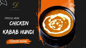 Chicken Kabab Handi (boneless)