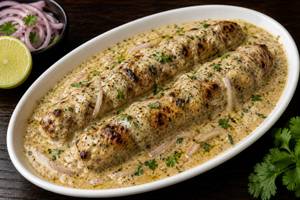 Chicken Malai Wale Seekh Kebab [2 Pieces]