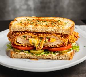 Crispy chicken sandwich