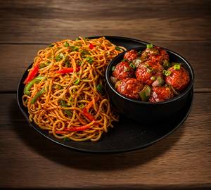 Chinese Combo (Noodles + Veg Manchurian )