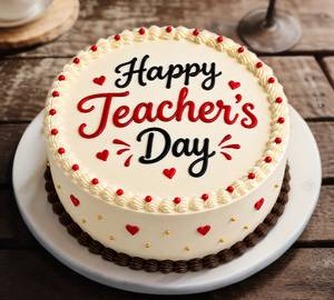 Happy Teacher’s Day Cake ( Butterscotch 500 grams)