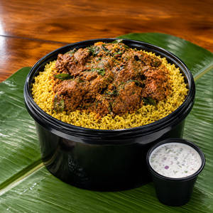 Donne Special Boneless Chicken Bucket Biryani (4 Pack) / (4 Members)
