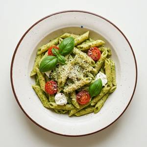 Veg Creamy Pesto Pasta