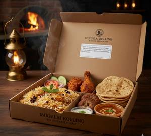 Chicken Biryani Chicken Masala Gravy 2 Paratha Chicken Fry 3 Raita Onion