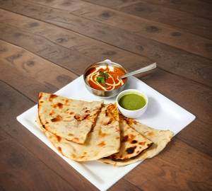 Loaded Chicken Keema Naan