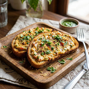 Masala Mayonnaise Toast
