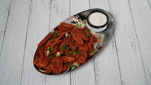 Peri Peri Lotus Stem With Coconut Cream Dip