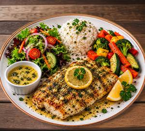 Herbs Butter Grilled Fish