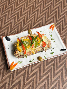Peri Peri Chicken Sourdough Open Toast