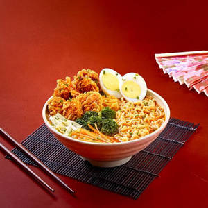 Korean Paneer Popcorn Ramen